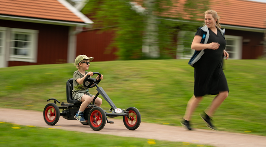 Glampingläger i Mora